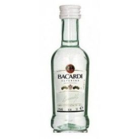 Bacardi Carta Blanca mini 1 KARTON (10* 0,05)  40% PET
