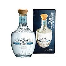 Tres Generationes Plata Tequila 0,7 38% pdd.