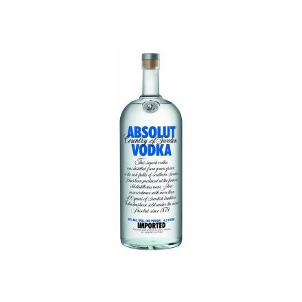 Absolut Blue Vodka 4,5 40% pdd.