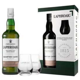 Laphroaig Quarter Cask 0,7  48% dd.+ 2 pohár