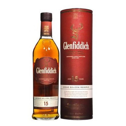 Glenfiddich 15 years 0,7 40% dd.