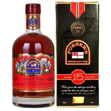 Pussers 15 years 40% pdd.