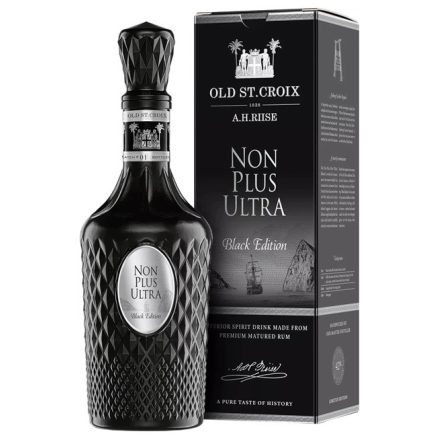 A.H.Riise Old St. Croix Non Plus Ultra - BLACK Edition rum 0,7l 42% pdd.