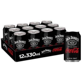 Jack Daniels & COCA COLA 5% TÁLCA: 0,33L*12db