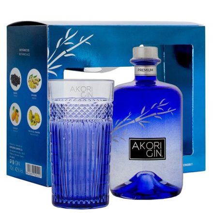 Akori Gin 42% pdd. + pohár