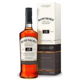 Bowmore 15 years 1,0 43% pdd. Golden & Elegant