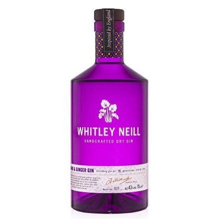 Whitley Neill Rhubarb Ginger - Rebarbarás-gyömbéres gin 0,7l 41,3%