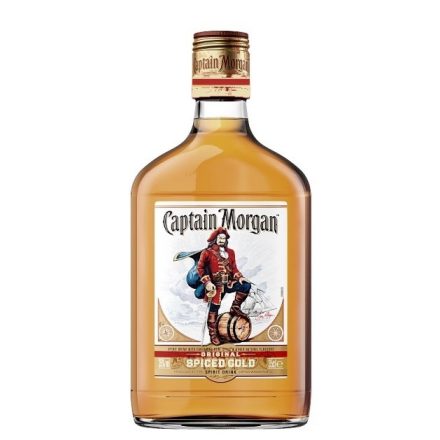 Captain Morgan Spiced Gold 0,2 35% kisüveges, laposüvegben