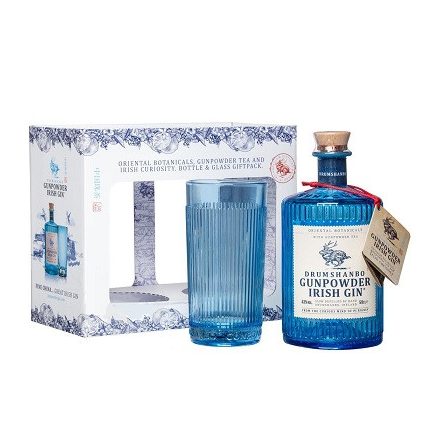 Drumshanbo Gunpowder Irish Gin 0,7 43% pdd. + pohár