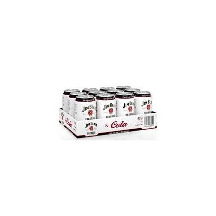 Jim Beam & COLA 4,5% TÁLCA: 0,33L*12db