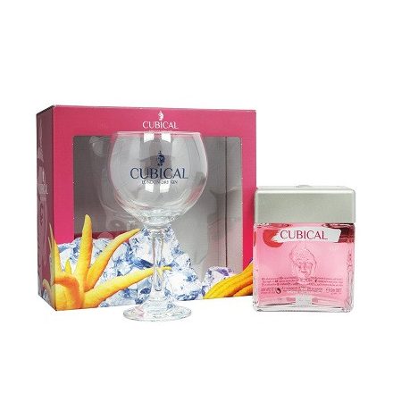 Cubical Kiss Botanic 0,7l 37,5% pdd. + pohár