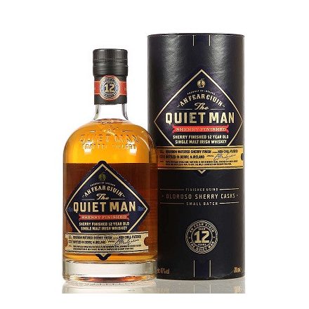 Quiet Man Sherry Finished 12 years Single Malt 0,7 46% dd.