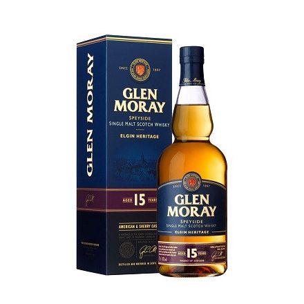 Glen Moray 15 years American and Sherry Casks 40% pdd.