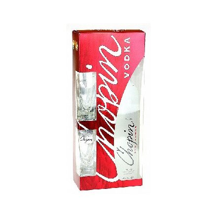 Chopin Rye Vodka 40% pdd.+ 2 pohár