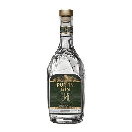 Purity Gin 34 Nordic Dry Organic 43% (zöld)