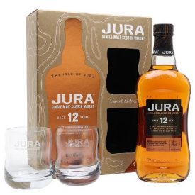 Isle of Jura 12 years 40% dd.+ 2 pohár