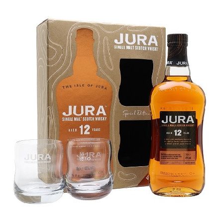 Isle of Jura 12 years 40% dd.+ 2 pohár