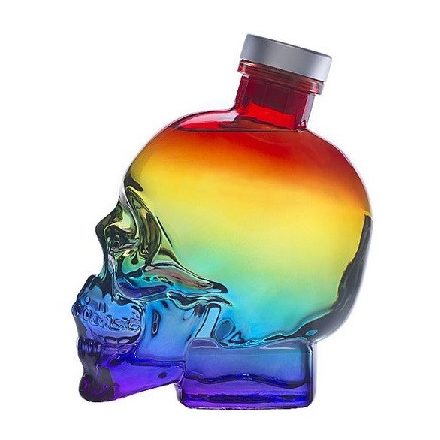 Crystal Head vodka RAINBOW (színes) 0,7 40%