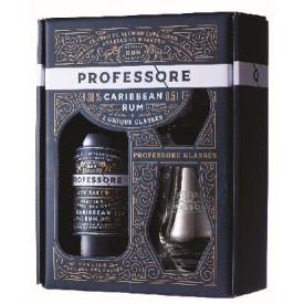 Professorado Caribbean Rum 38% pdd. + 2 pohár