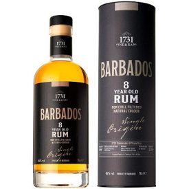 1731 Barbados 8 years old Rum 0,7 46% dd.