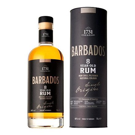 1731 Barbados 8 years old Rum 0,7 46% dd.
