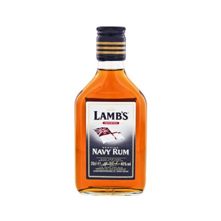 Lambs Navy Rum 0,2 40% laposüvegben