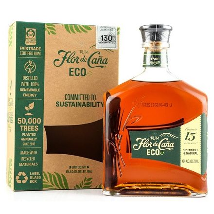 Flor de Cana 15 years ECO 0,7 40% pdd.