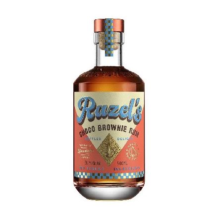 Razels Choco Brownie Rum - Csokis sütemény ízzel 0,5l 38,1%
