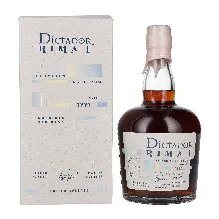 Dictador Rima 1997 American Oak Cask 50% pdd.