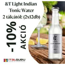 &T Light Indian Tonic Water 12*0,2l TÁLCA