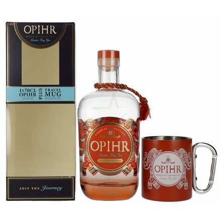 Opihr European Edition Gin 0,7 43% pdd. + fém bögre