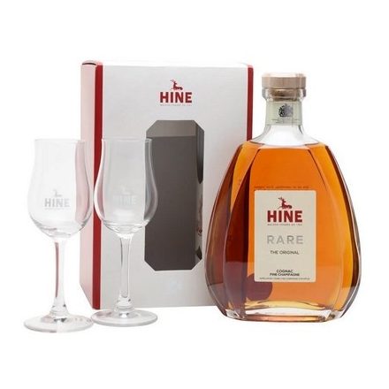 Hine Rare The Original 0,7 40% pdd. + 2 pohár