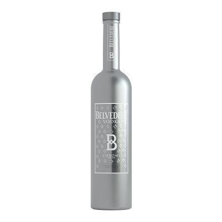 Belvedere Vodka 1,75 40% Chrome Edt. LED világítással