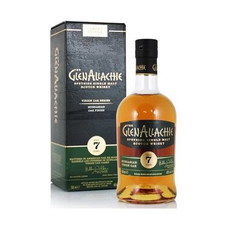 GlenAllachie 7 years Hungarian Virgin Oak Finish 48% pdd.