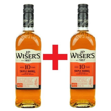 J.P.Wisers 10 years Triple Barrel 40%