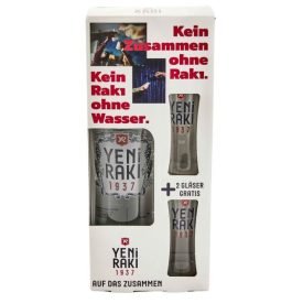Yeni Raki 0,7 45% pdd. + 2 pohár
