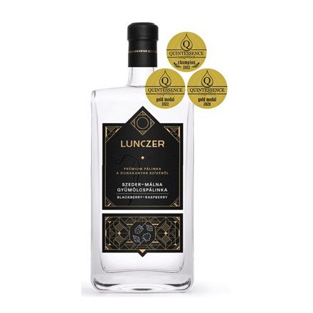 Lunczer Szeder-Málna pálinka 44% 0,35L Prémium pálinka