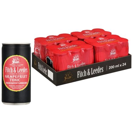 Fitch & Leedes Grapefruit tonic - grapefruit ízesítéssel (TÁLCA: 0,2L*24db)