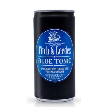 Fitch & Leedes Blue tonic - áfonya/kardamon ízesítéssel (TÁLCA: 0,2L*24db)