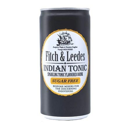 Fitch & Leedes Sugar Free tonic - cukormentes (TÁLCA: 0,2L*24db)