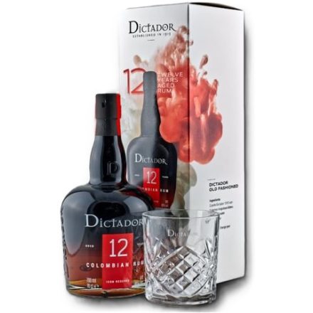 Dictador 12 years 0,7 40% pdd.+ 1 pohár