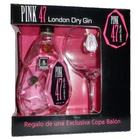 Pink 47 Gin 47% pdd. + pohár