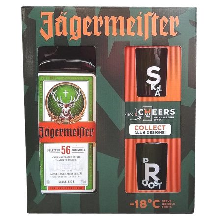 Jägermeister 0,7 35% pdd.+ 2 pohár