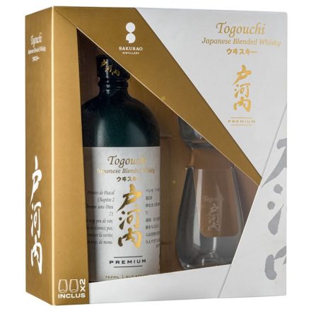 Togouchi Blended Premium 40% pdd.+ 2 pohár