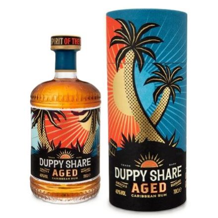 Duppy Share Aged Caribbean Rum 40% dd.