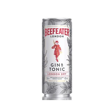 Beefeater Gin & TONIC 1 TÁLCA (12db*0,25L) 4,9%
