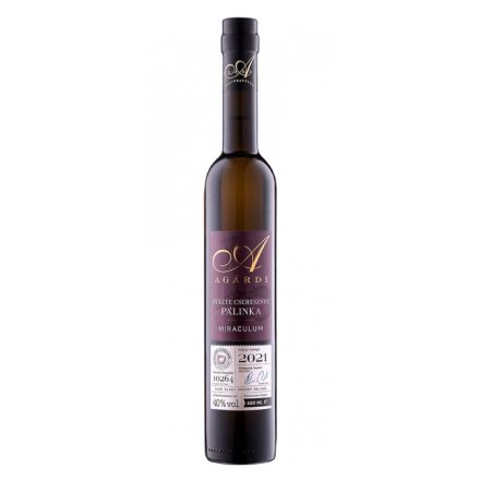 Agárdi Fekete cseresznye pálinka 0,5l 40%
