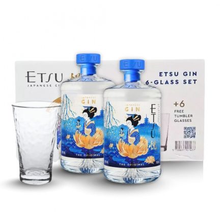 Etsu Gin Handcrafted PACK (2* 0,7l 43% + 6 pohár)