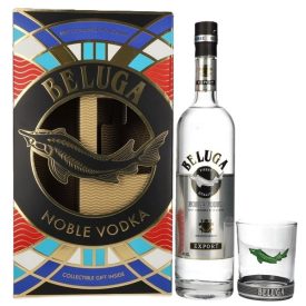 Beluga Noble vodka 1,0l 40% pdd.+pohár