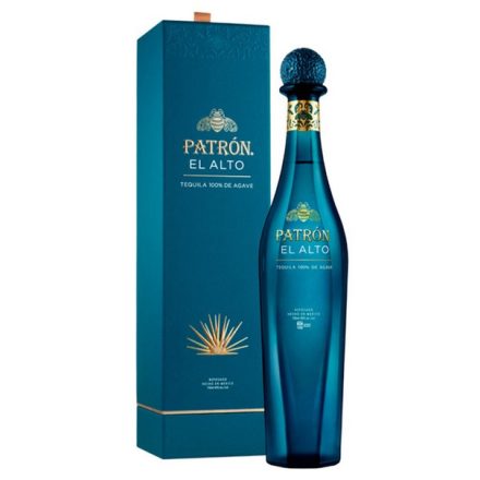 Patron El Alto Reposado 0,7l 40% dd. (kékeszöld)
